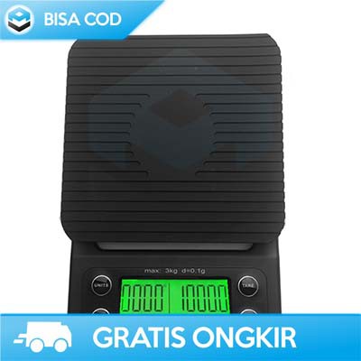 TIMBANGAN DIGITAL MINI 0 01 KG TAFFWARE NS-CF1 ORIGINAL DENGAN TIMER