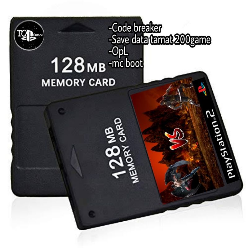 Memory card ps2 (8mb-16mb-32mb-64mb-128mb)