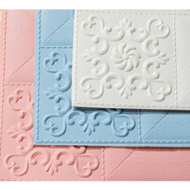 10 LEMBAR WALLPAPER 3D MOTIF BATIK 70x77CM / WALLPAPER BATIK CLASSIC WARNA-1