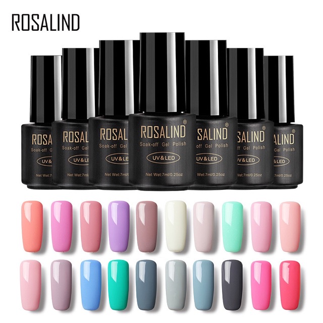 (41-58) ROSALIND uv led gel polish 7ml kutek gel rosalind gel polish soak off kutek gel mini