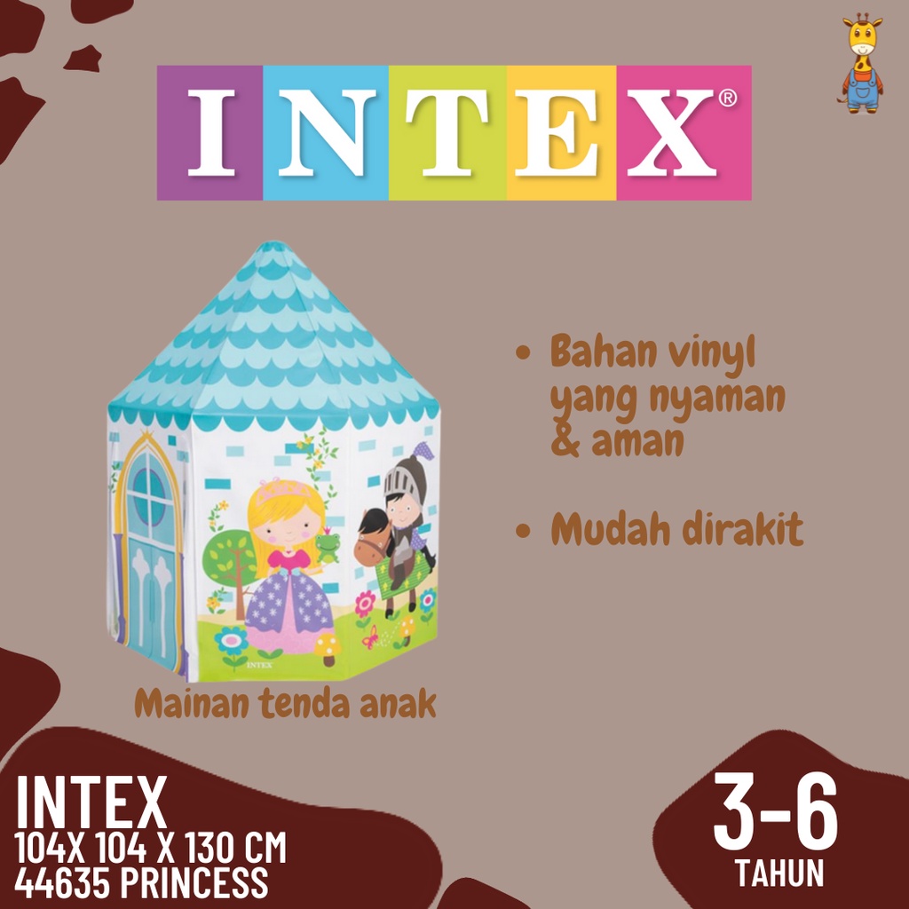 Intex 44635 Princess Play Tent 104x130cm