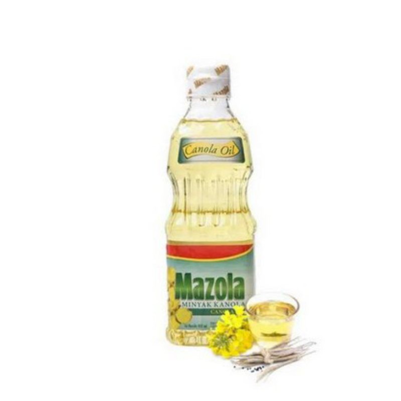 

MAZOLA CANOLA OIL 450ml Lemak tambahan MPASI bayi/ Booster BB Bayi