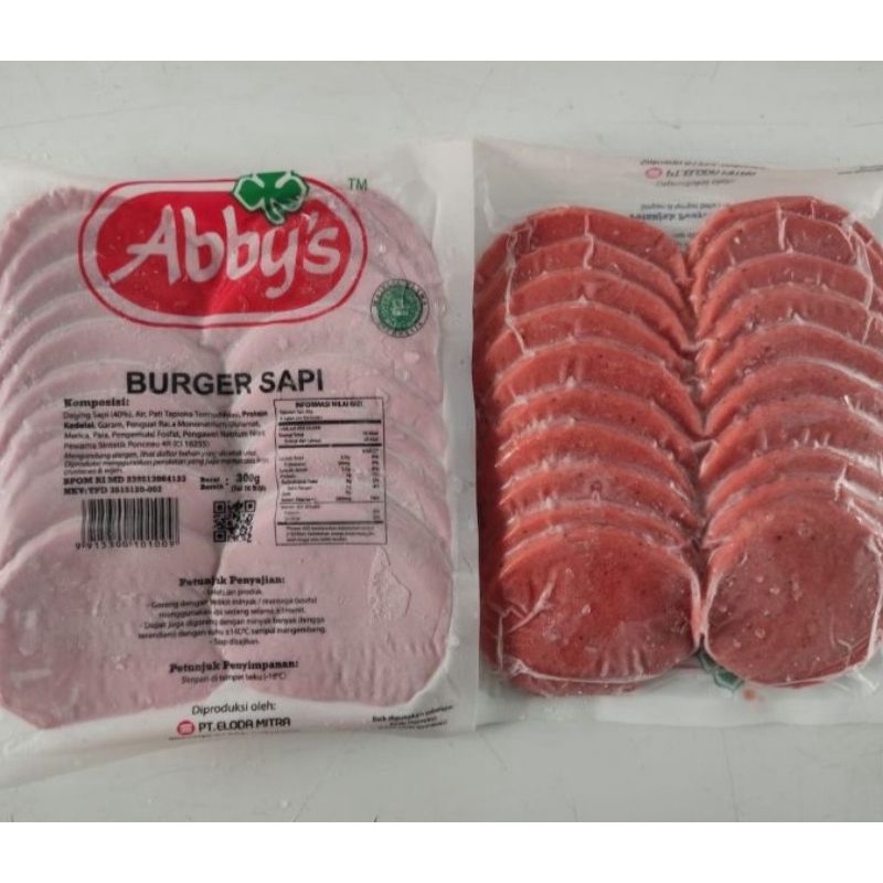 Abbys Beef Burger isi 20 pcs