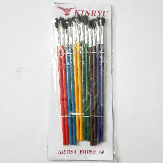 

Kuas Lukis Nomor 6 / Kuas Gambar Harga Per Lusin (E5158)