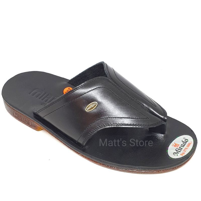 Sandal kulit pria bahan kulit asli Mirado 557 - 100% original