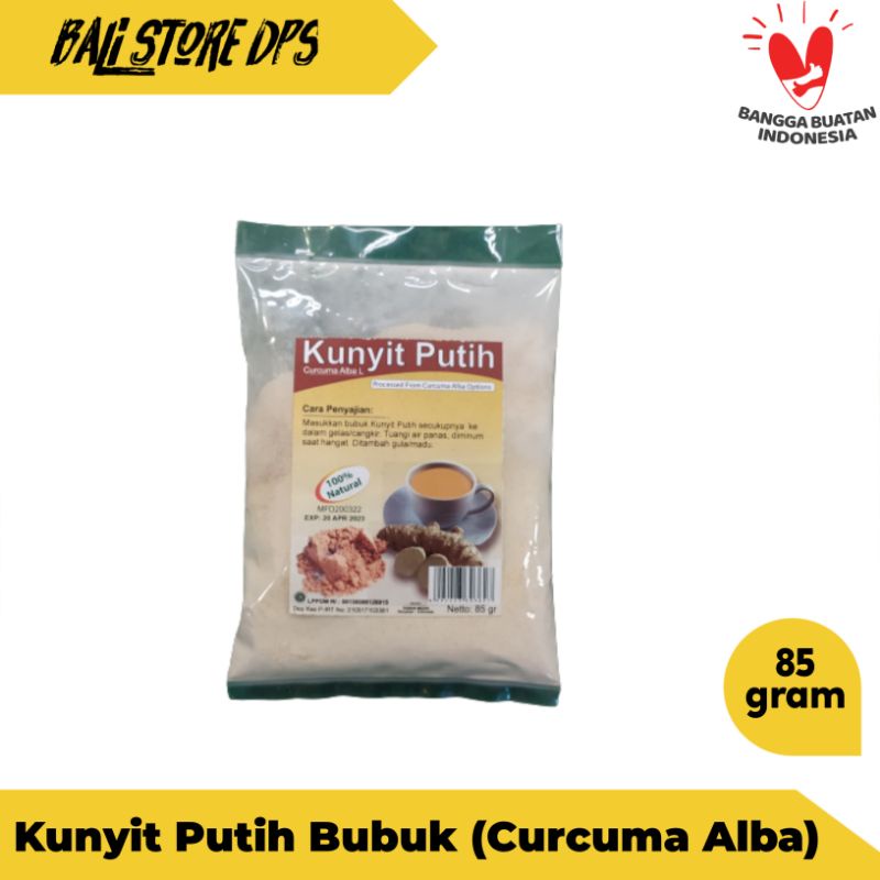 

Bubuk Kunyit Putih Kunir Putih Serbuk Powder Asli produk Denpasar Bali izin DepKes