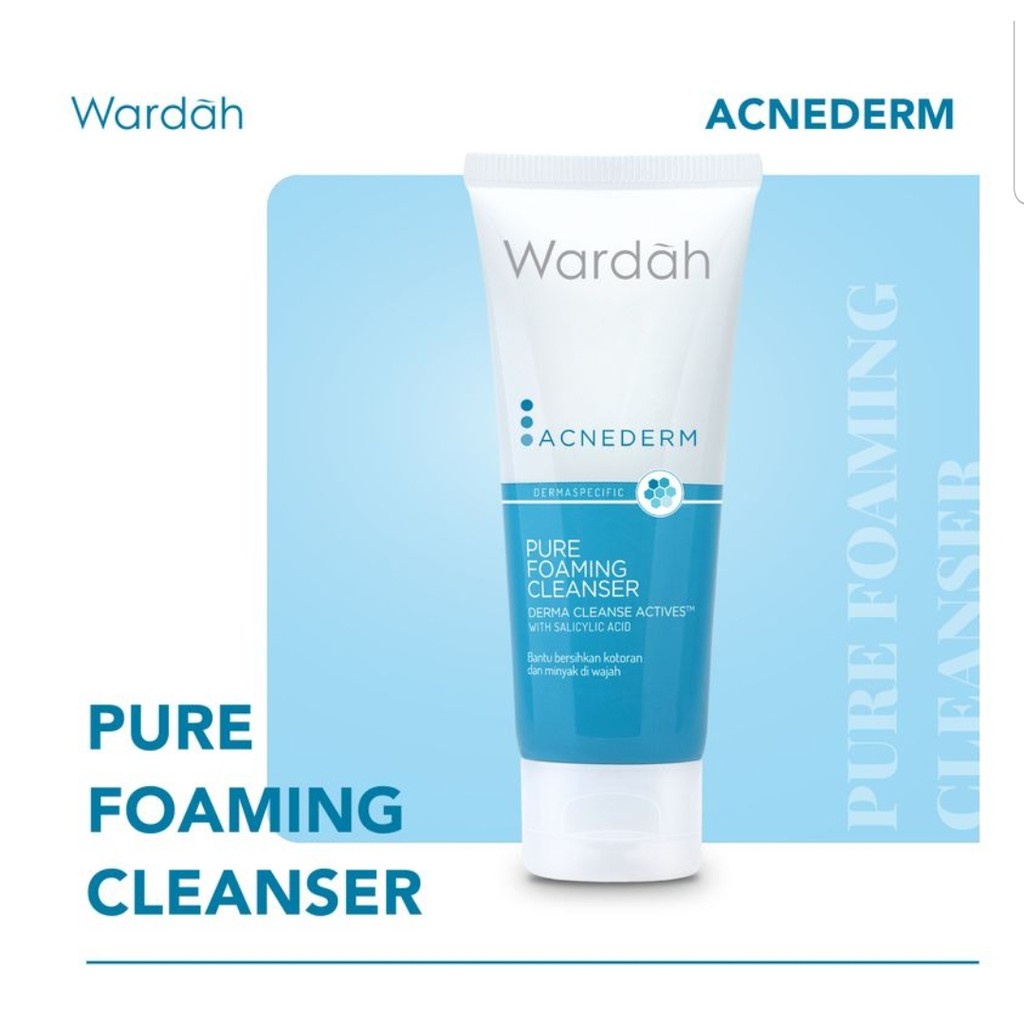 Wardah Acnederm Pure Foaming Cleanser 60ml