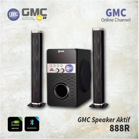SPEAKER BLUETOOTH AKTIF GMC 888R BT