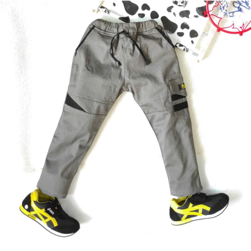 NEW MODEL CELANA ANAK CHINO CARGO KARGO 1-12 TAHUN BAHAN KATUN MELAR DAN TEBAL