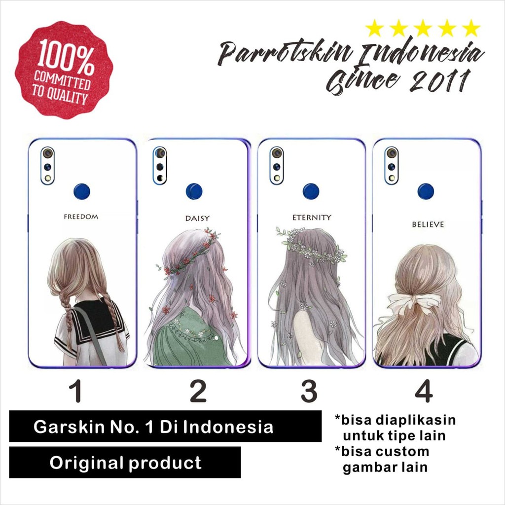 Garskin skin Realme 2 3 5 pro c1 c2 X XT X2 pro gilry anti gores back