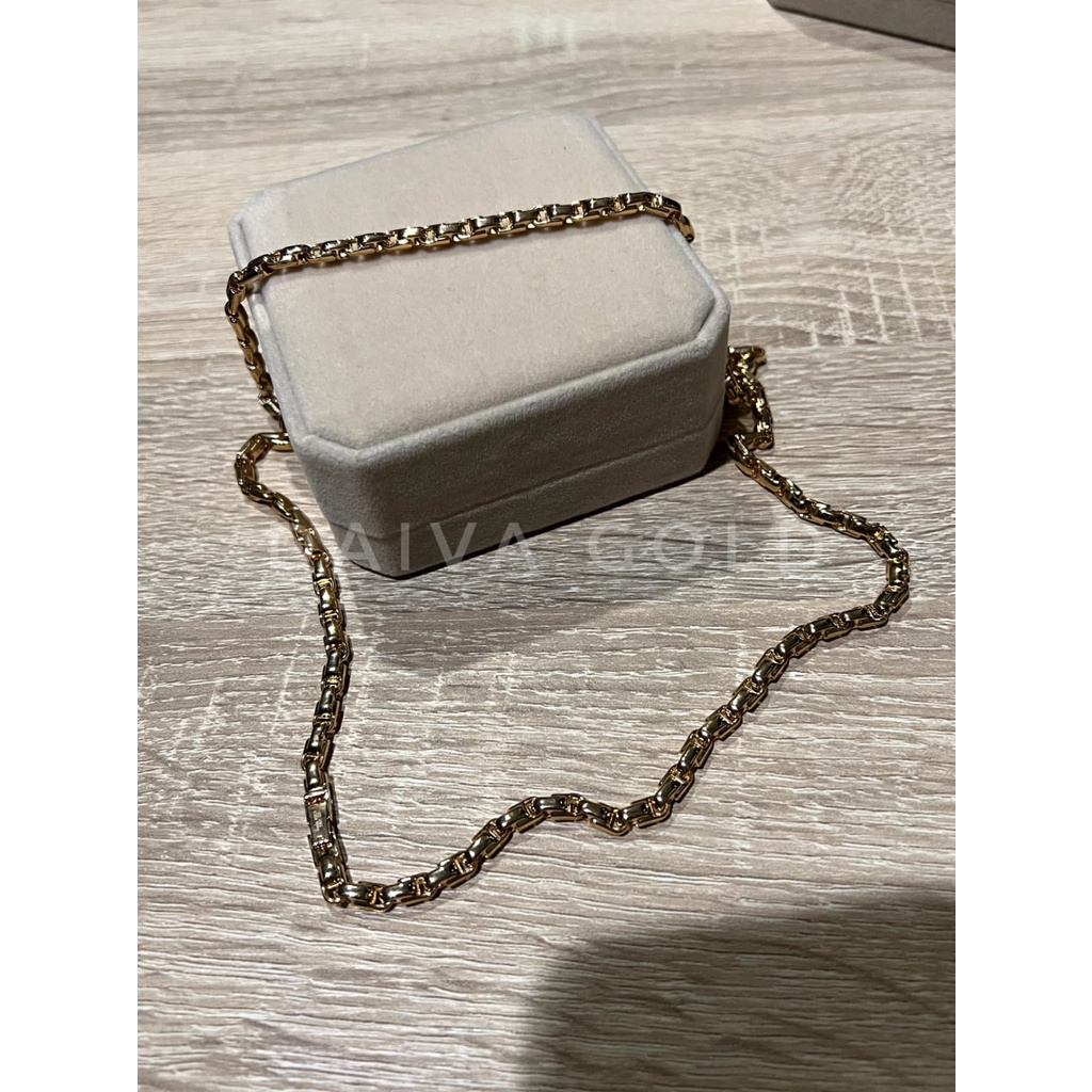 [KALUNG WANITA/PRIA TERBARU] Kalung Emas Asli Charles Kadar 700/16K