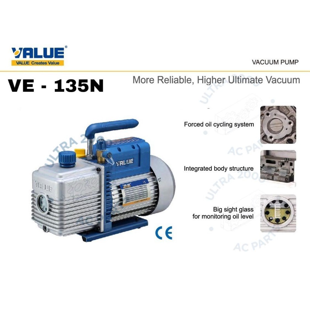 Vacuum Value 1/3HP VE135N