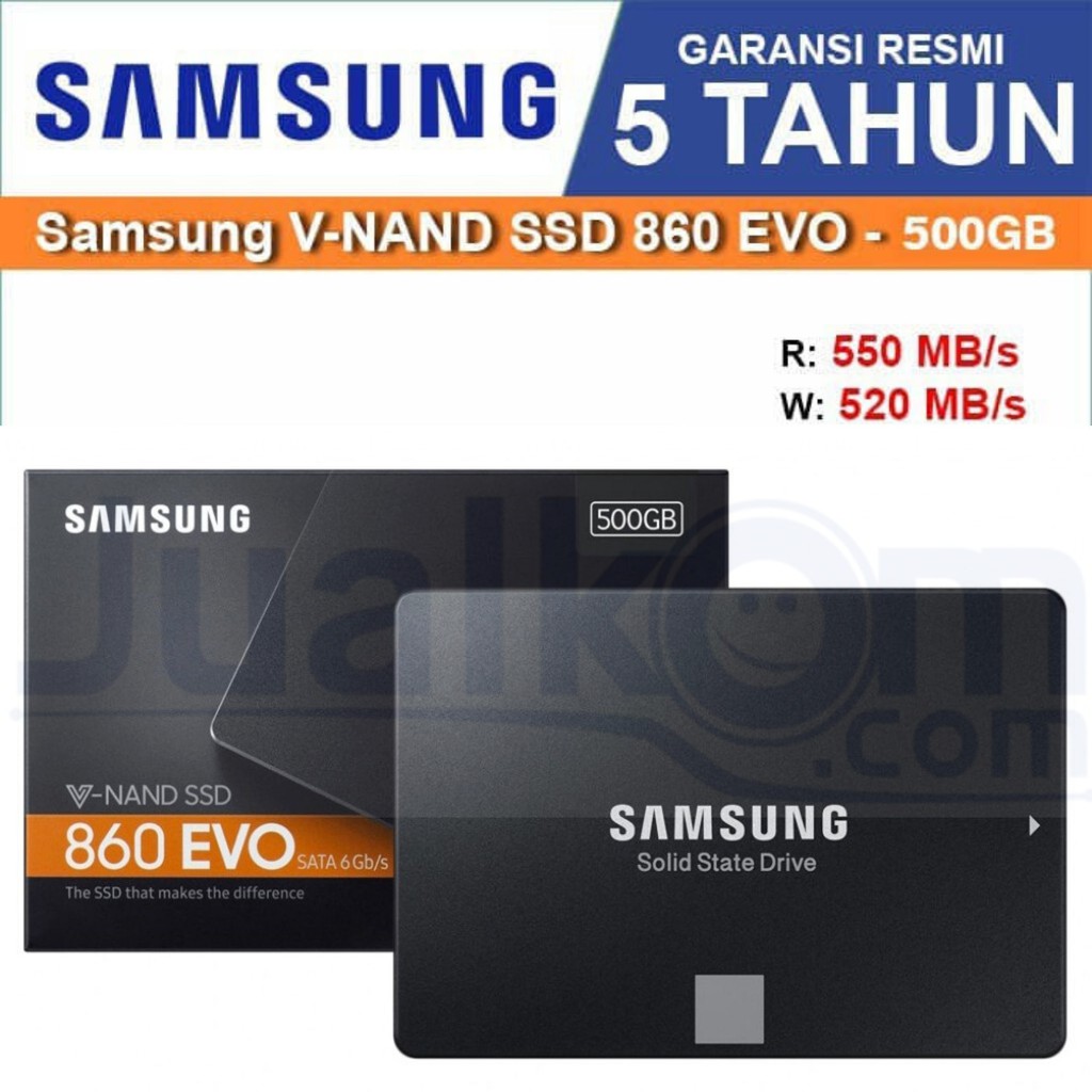 Samsung Ssd 860 Evo 500gb Sata