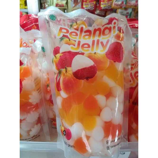 

Jelly Pelangi Topping Minuman Jelly 500gr