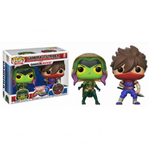 Toys Funko Pop! Marvel Vs. Capcom - Gamora &amp; Strider 2 Pack