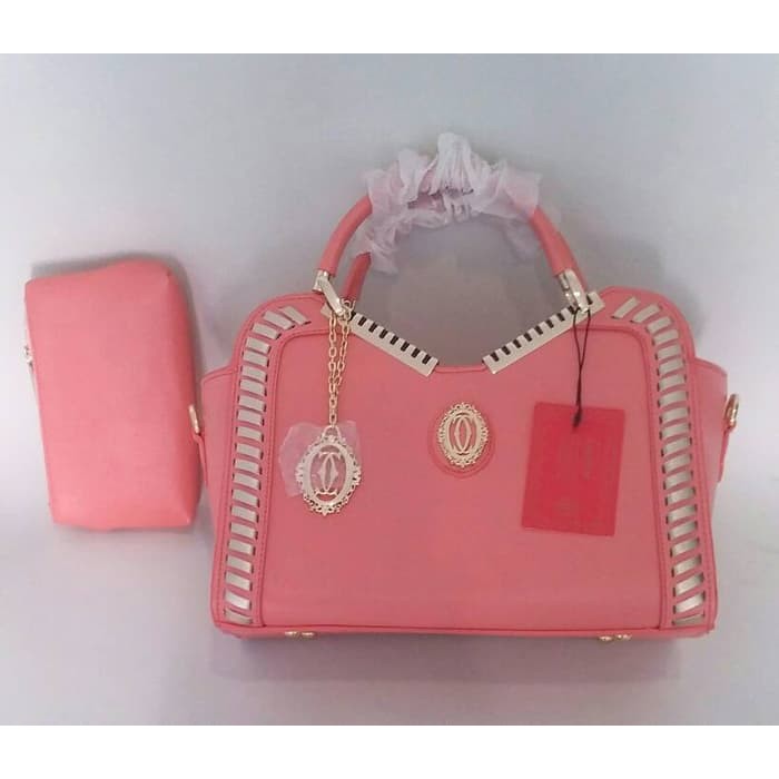 3287 KW 1 Tas Wanita Cartier Peach