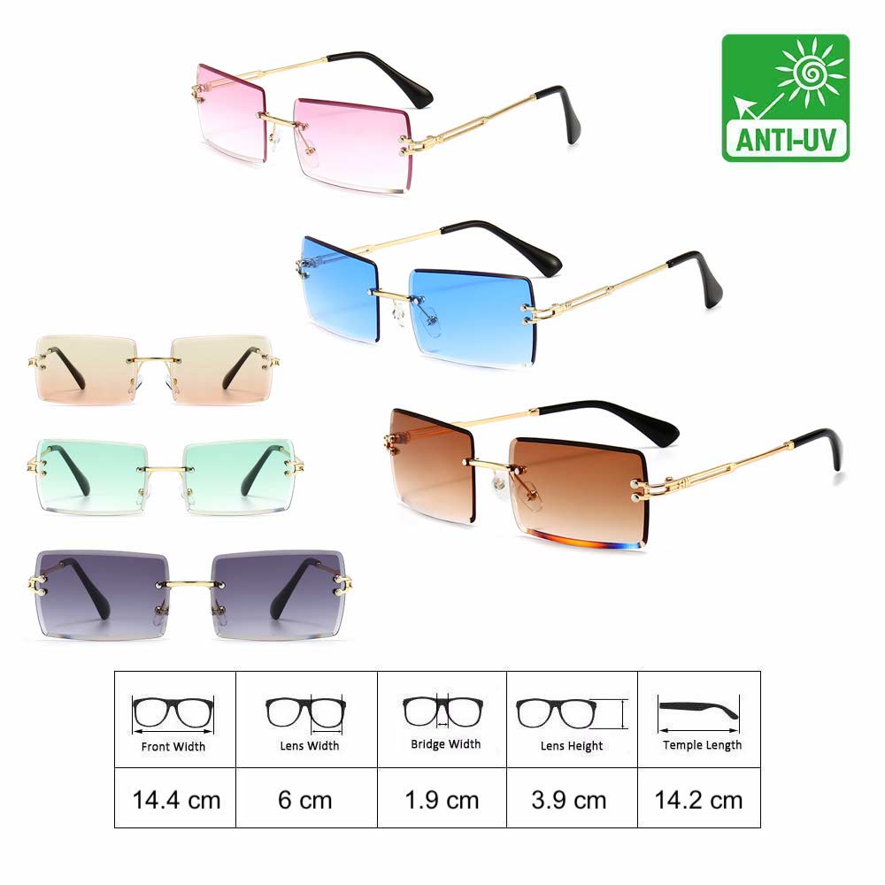 Kacamata UV400 [ Peach ] Anti Radiasi - Sunglasses Pria &amp; Wanita Korea - HM8102