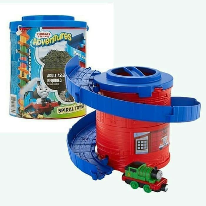 Diecast Thomas And Friends - Diecast Hotwheels - Diecast Set Mainan Thomas Adventure Spiral Tower