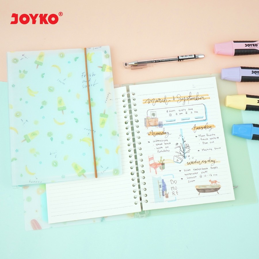 Ring File Binder Note / Buku Binder Joyko A5-FR-PF520