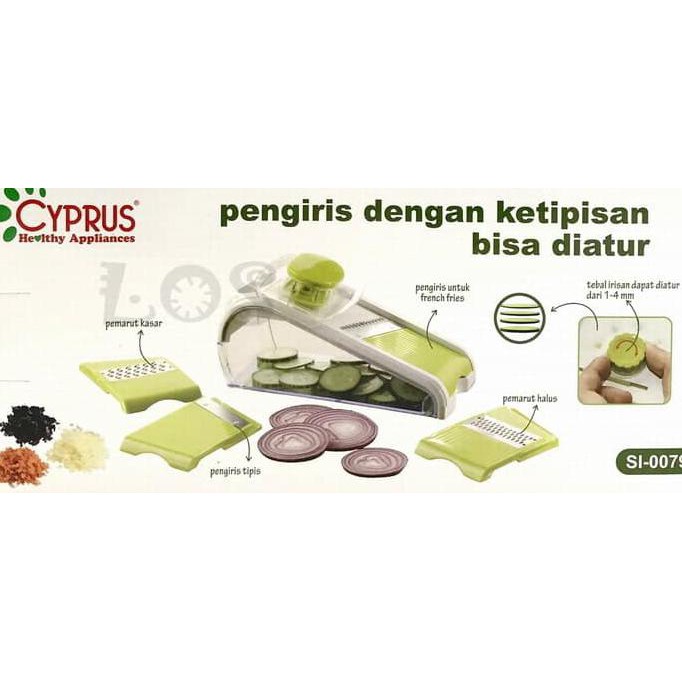 Parutan Serbaguna 4 Fungsi CYPRUS MULTI SLICER SI-0079 (00301.00004)