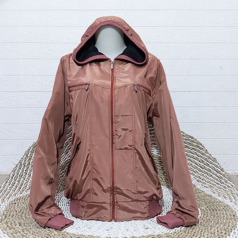 Jaket parasut WATERPROOF JUMBO(5L=XXXL)/ld 120 cm-Chestnut