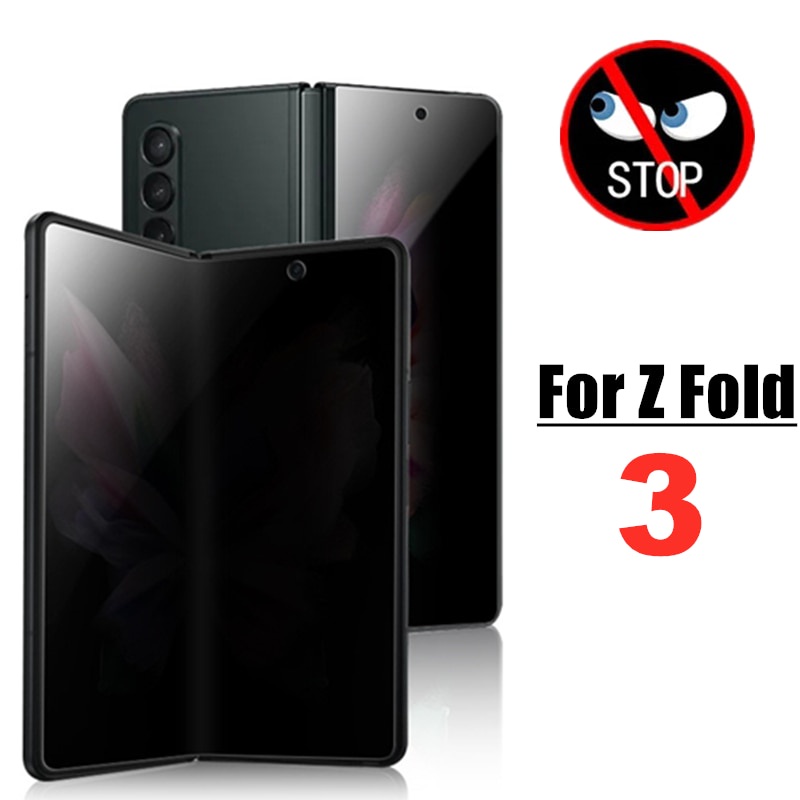 For Samsung Galaxy Z Fold3 Privacy Screen Hydrogel Film Anti-Spy Soft Protector