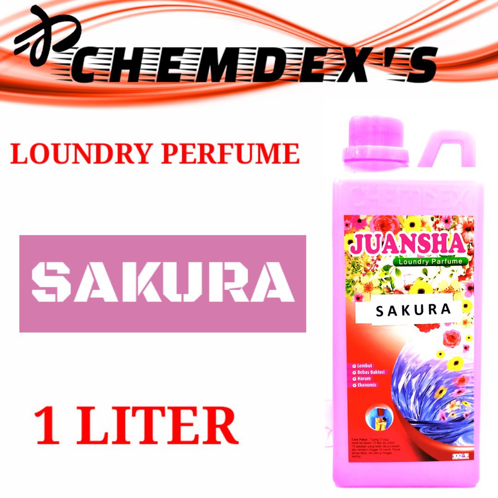 PARFUM LAUNDRY SAKURA // 1 LITER // pewangi laundry