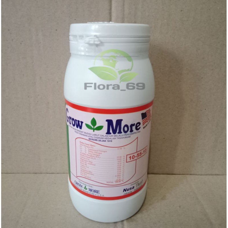 Pupuk NPK Growmore 10-55-10 untuk buah dan bunga
