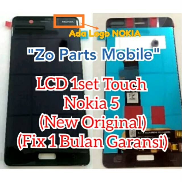 LCD 1set Touchscreen Nokia 5 (TA-1024 TA-1027 TA-1053 TA-1044) (New Original)