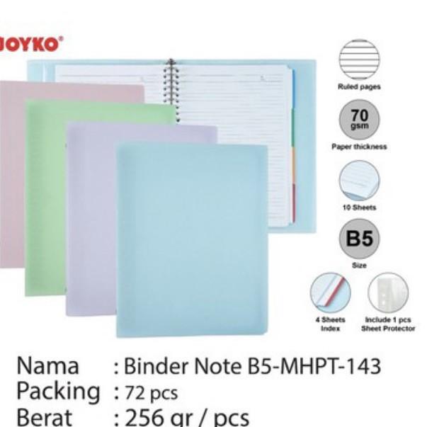 

(TERBARU) Map Binder Note A5 B5 Warna Pastel A5 / B5-MHPT-143
