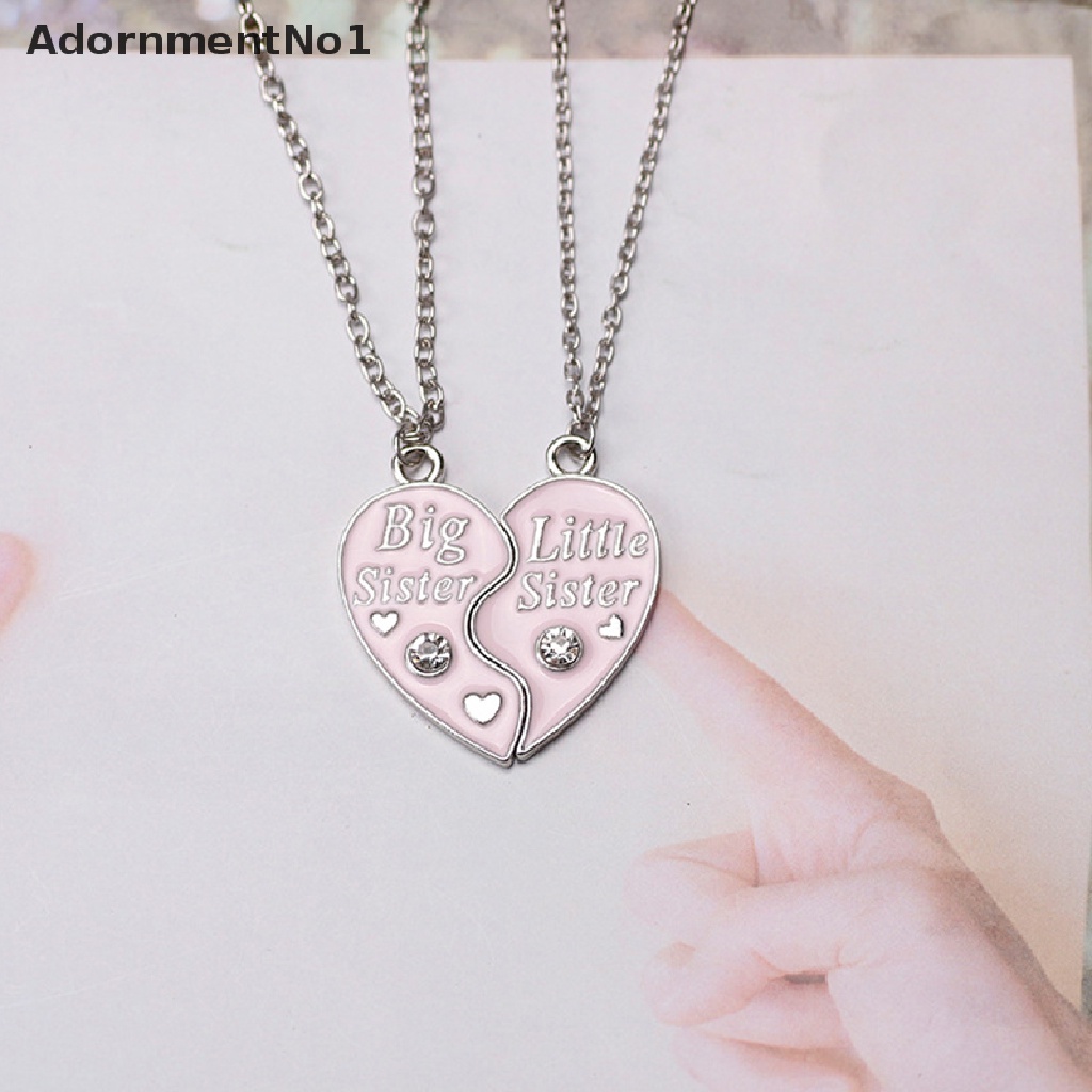 (AdornmentNo1) 2pcs / Set Kalung Rantai + Liontin Motif Tulisan Best Friends Untuk Pasangan / Pria / Wanita