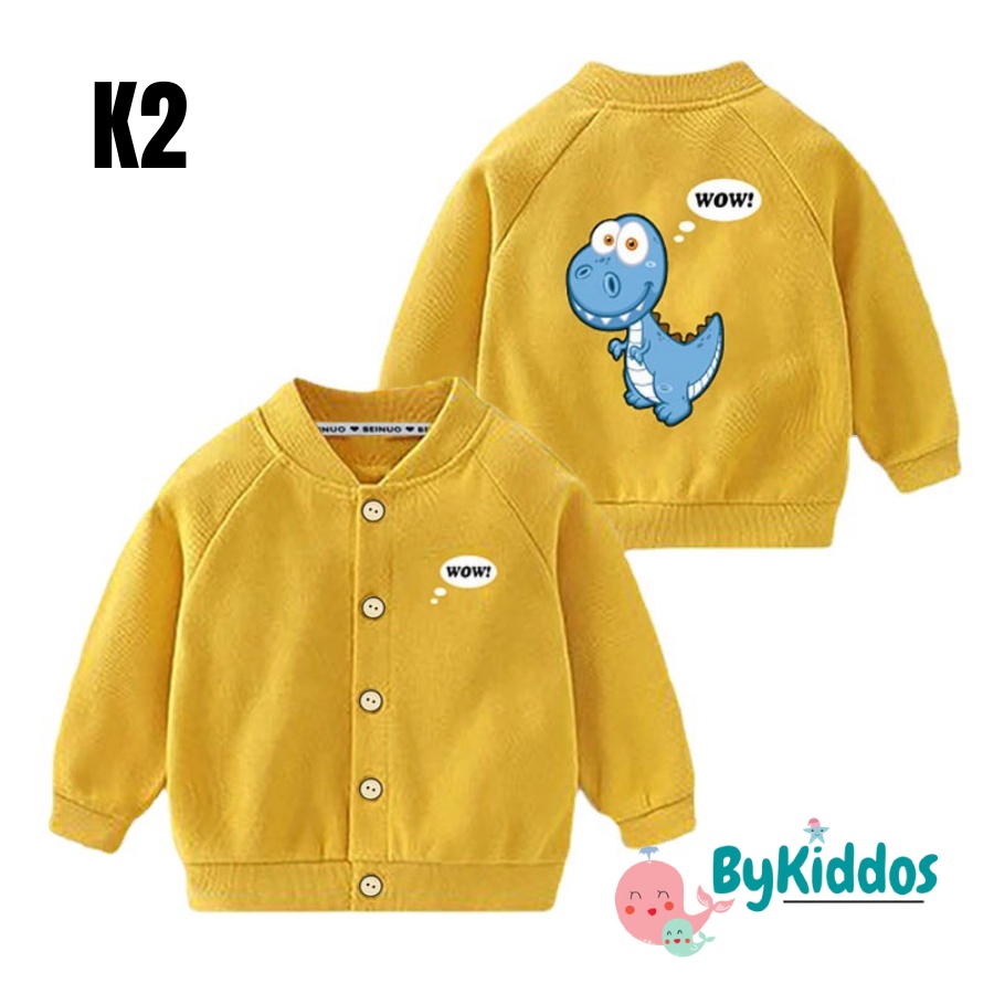 ByKiddos - Jaket Sweater Rajut Anak Import Anak Bayi Laki-laki 0-3 Tahun