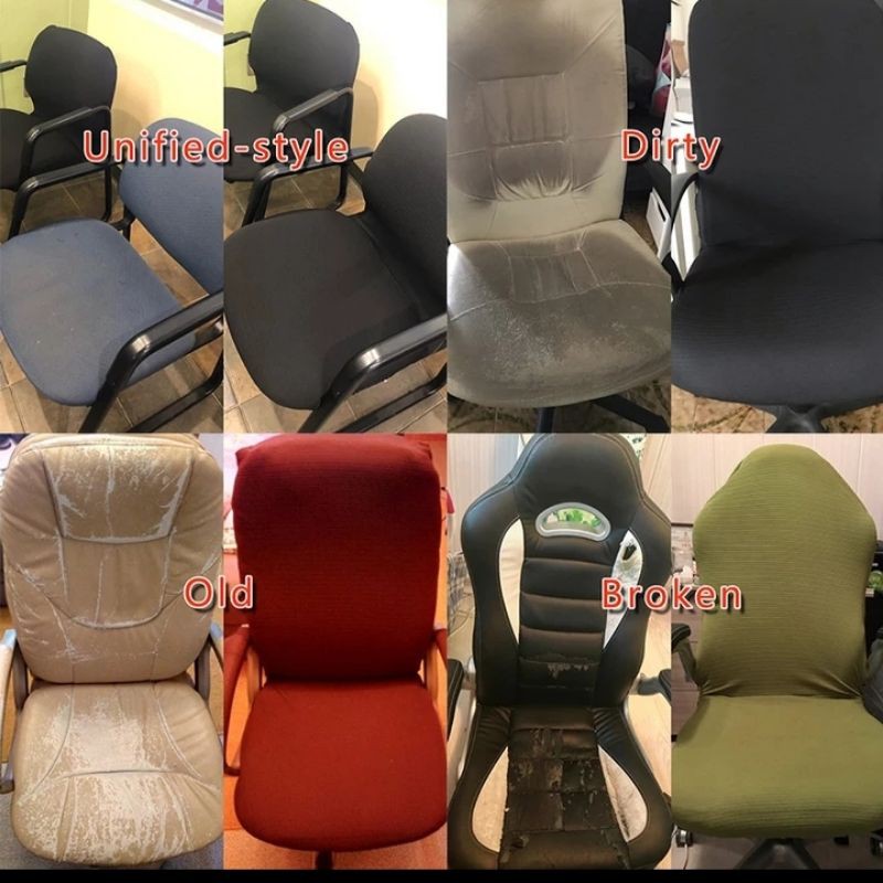 cover sarung kursi kantor putar  / sarung kursi putar size XL