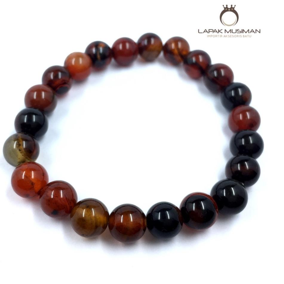 [] GELANG BATU YAMAN ASLI ORIGINAL 8MM