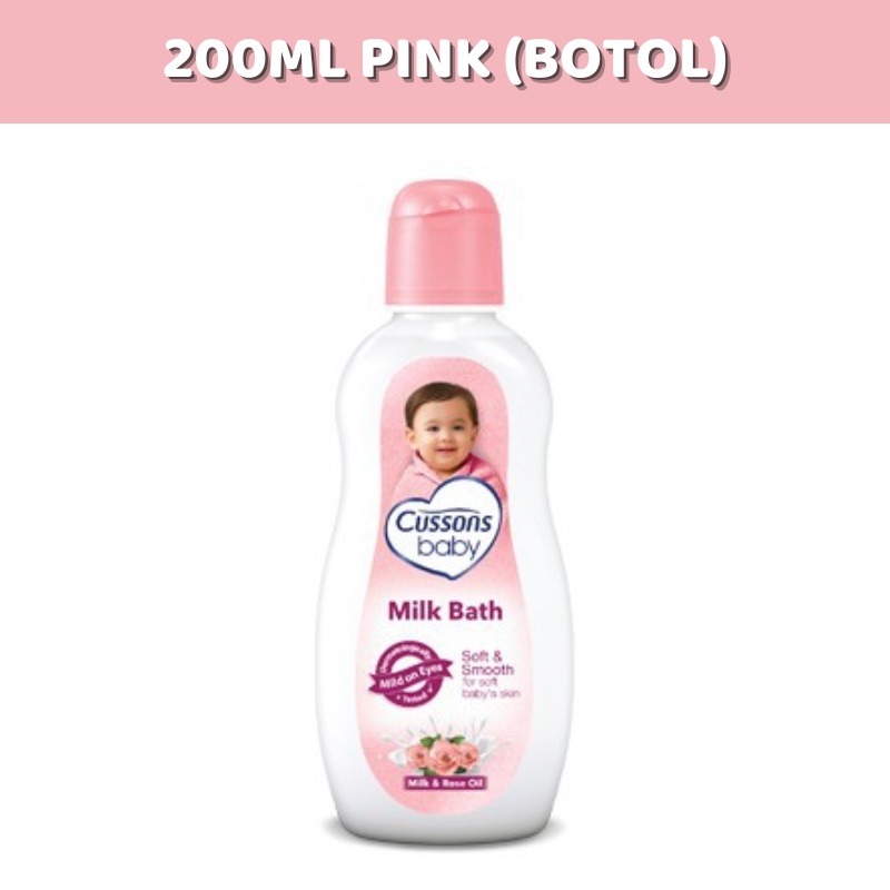 Cussons Baby Milk Bath 200ml Botol