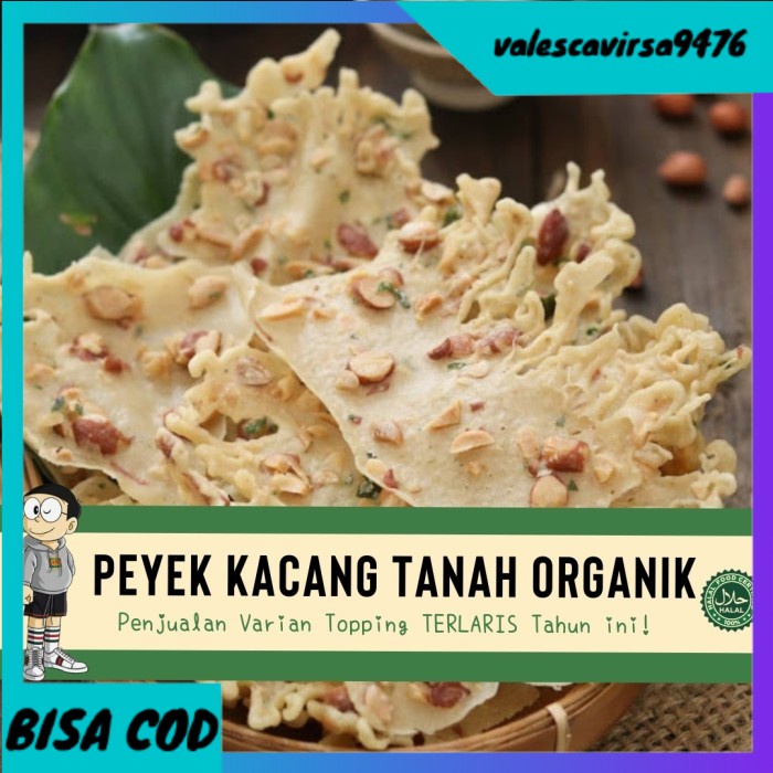 

⭐BISA COD⭐ PEYEK KACANG TANAH 2 TOPLES