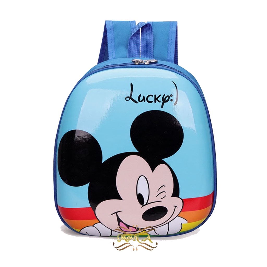 Tas Ransel Telur Sekolah Anak TK / PAUD - Tas Sekolah Anak Karakter lucu Ransel PVC Karakter