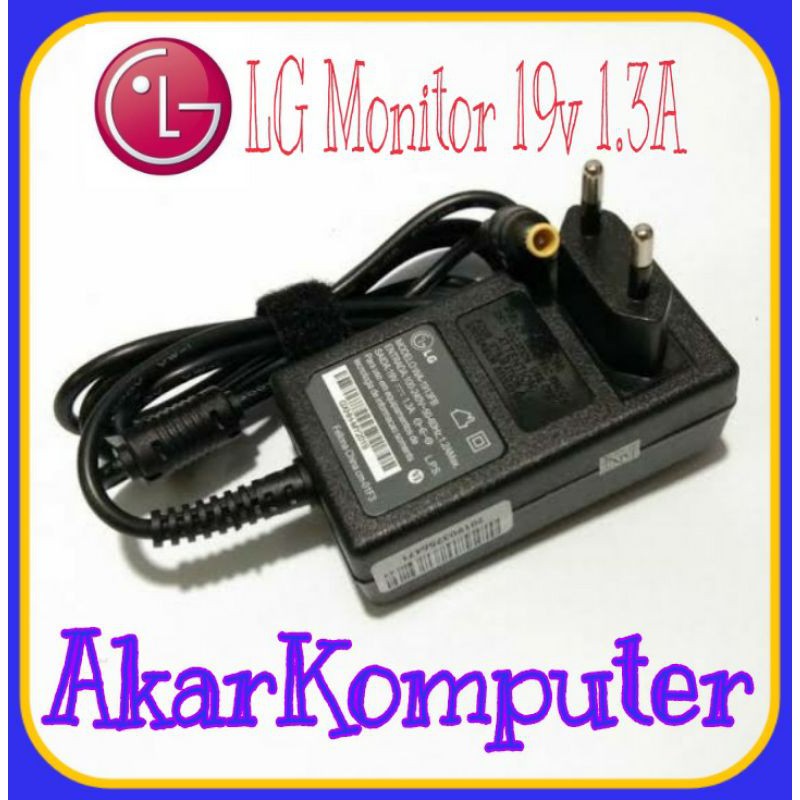 Adaptor Monitor LCD LED LG 19V-1.3A 16EN33S 20EN33S 16EN33SA