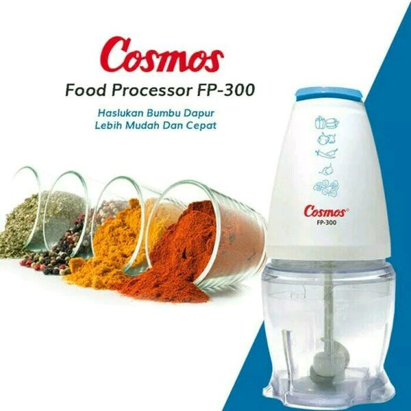 COSMOS Mini Food Processor 300mL FP-300 - Orange new