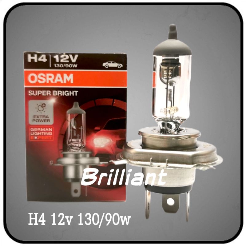 Bohlam Lampu Halogen - OSRAM Original - H4 / H7 / H11 / H16 / HB3 9005 / HB4 9006 / HIR2 9012 - Harga Satuan