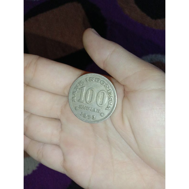 Uang Koin Lama 100 Rupiah tahun 1973