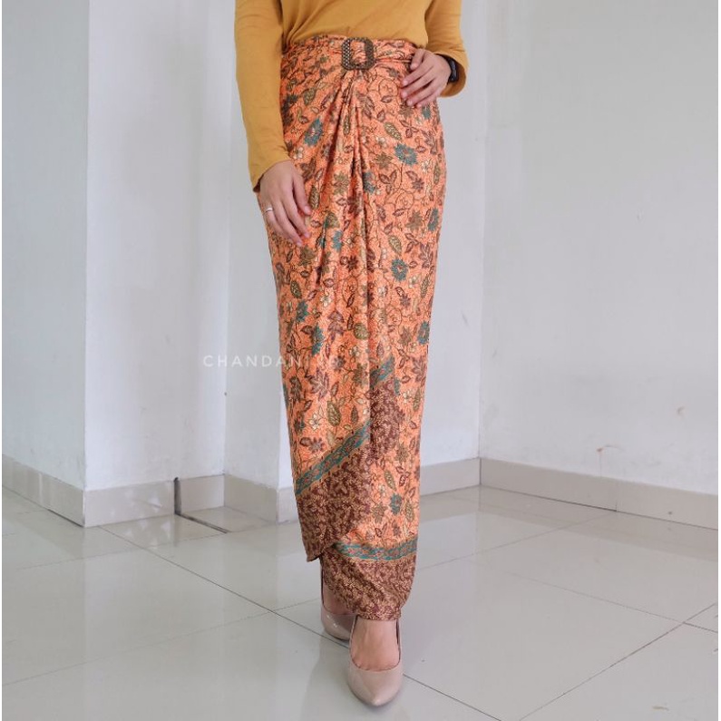 chandani.id • ROK LILIT BATIK SUTERA | kain lilit berkain batik wisuda kondangan