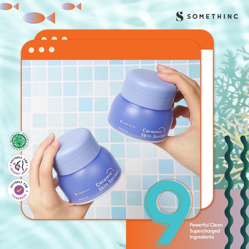 (BISA COD) [Buy 1 Get gift] SOMETHINC CERAMIC SKIN SAVIOUR MOISTURIZER GEL