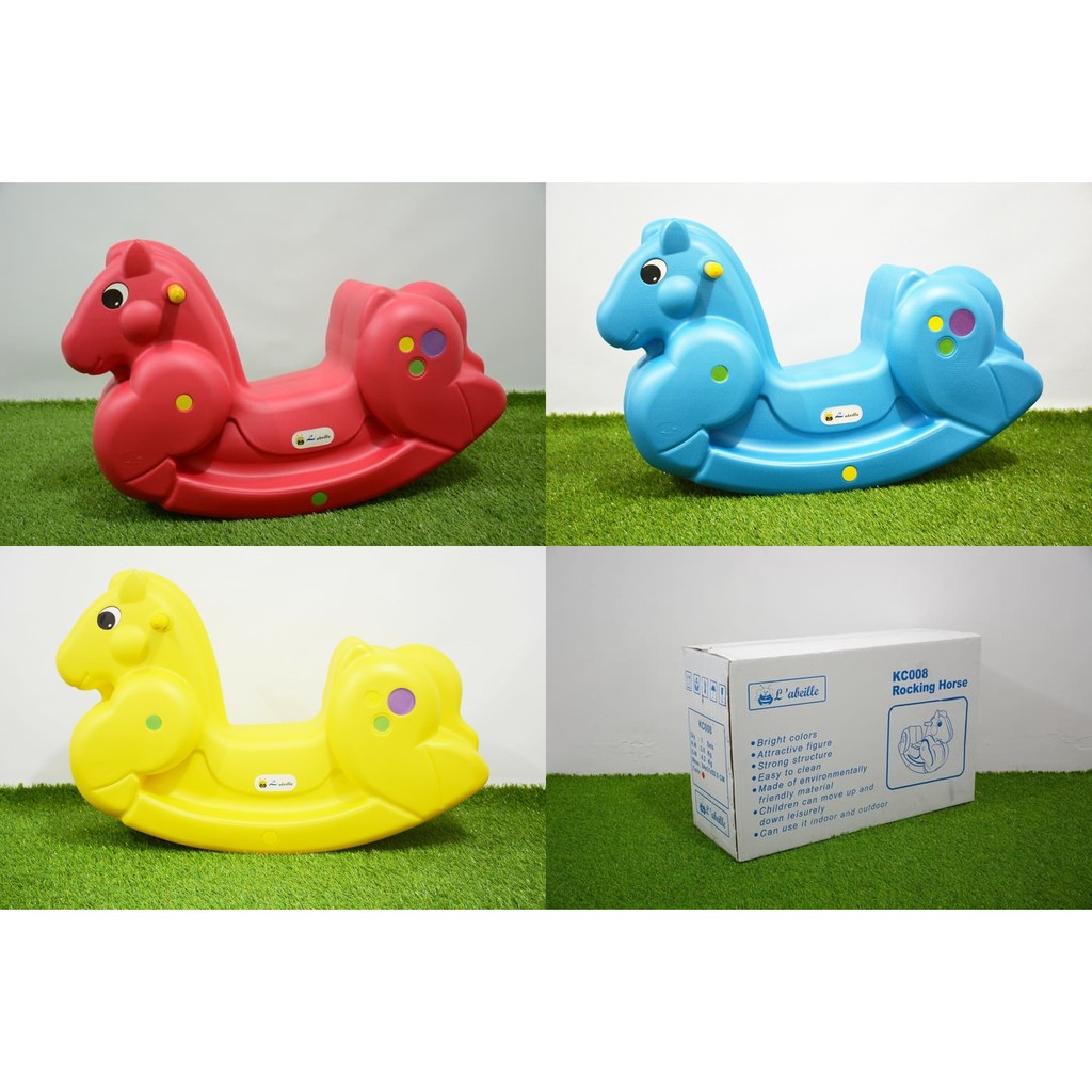 Mainan Anak Kuda Kudaan Plastik Rocking Horse LabeiLLe Mainan Anak Kuda Kudaan Plastik Rocking Horse LabeiLLe