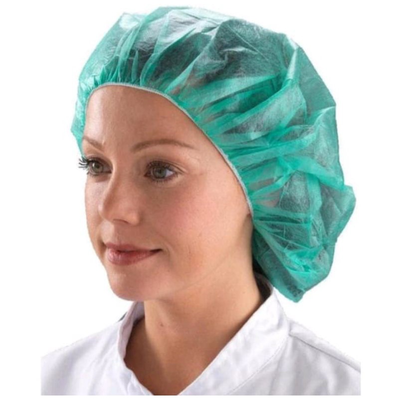 Nurse Cap / Mob cap warna Hijau isi 10 pcs Per Bks