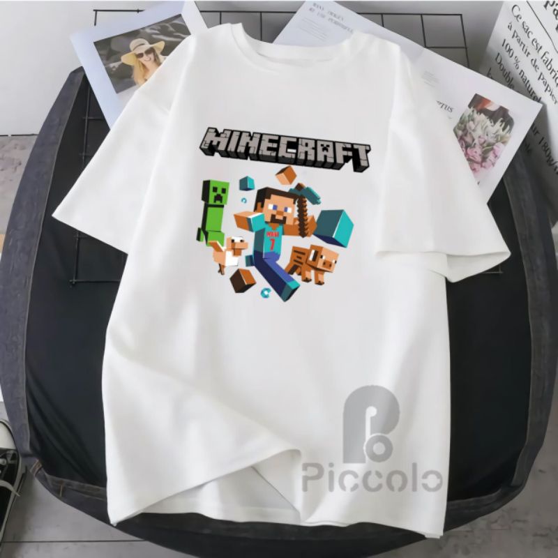 baju kaos anak minicraf unisex bahan premium