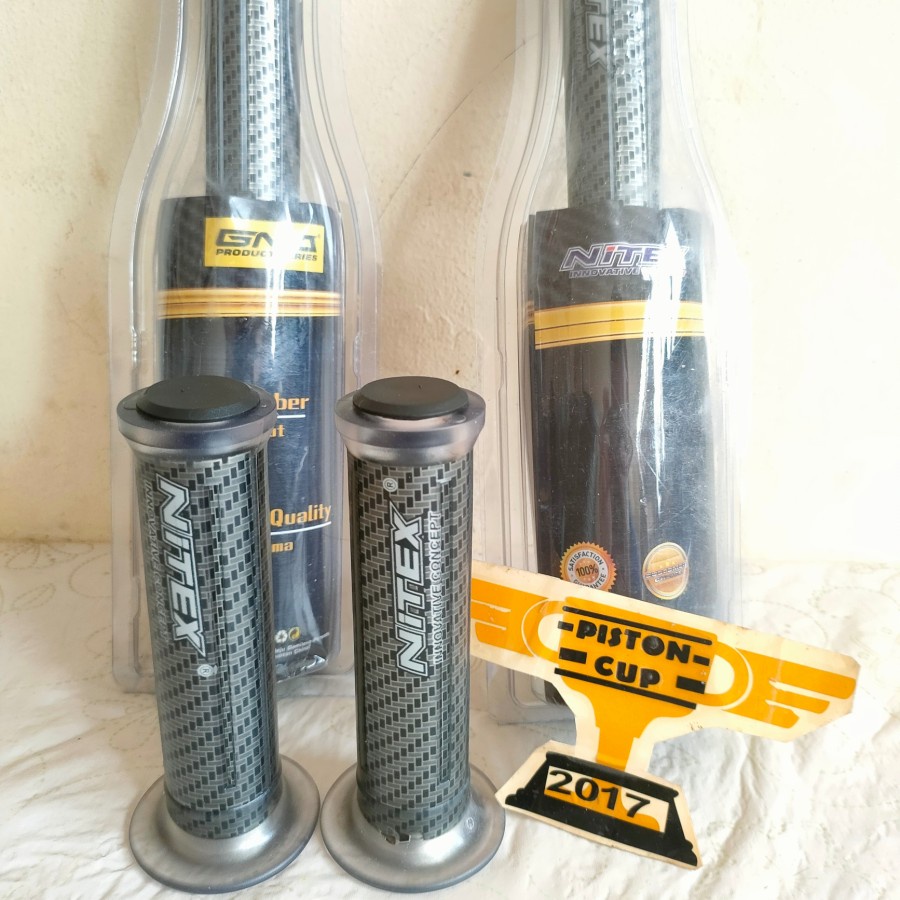 Hand Fat Grip Handgrip Handfat Sarung Stang Nitex Carbon Replika Harris Karbon Semua Motor Universal