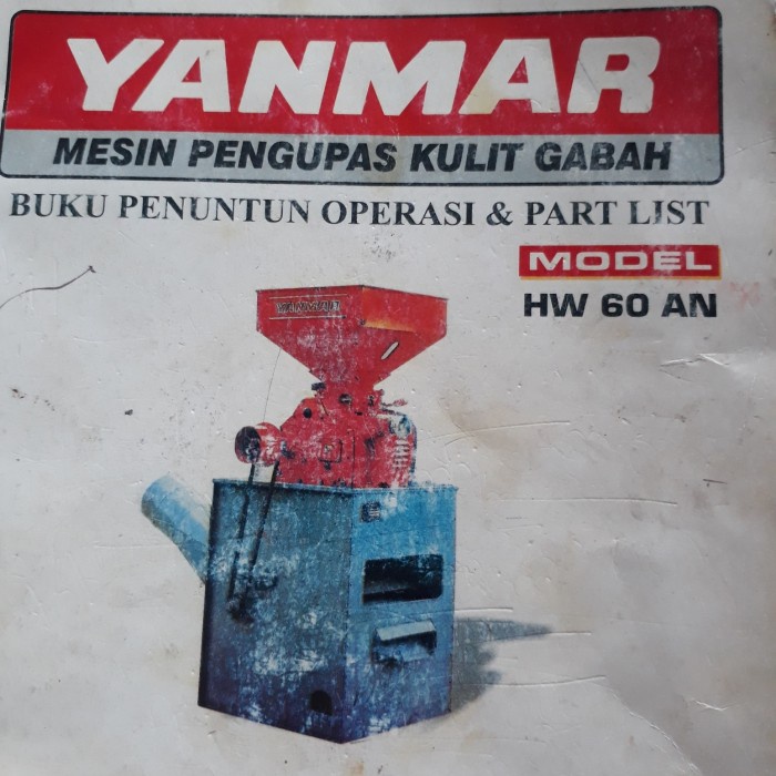 YANMAR LM ISEKI AGRINDO DUDUKAN PLENDES ROL MESIN PK BERAS HW60 TEBAL