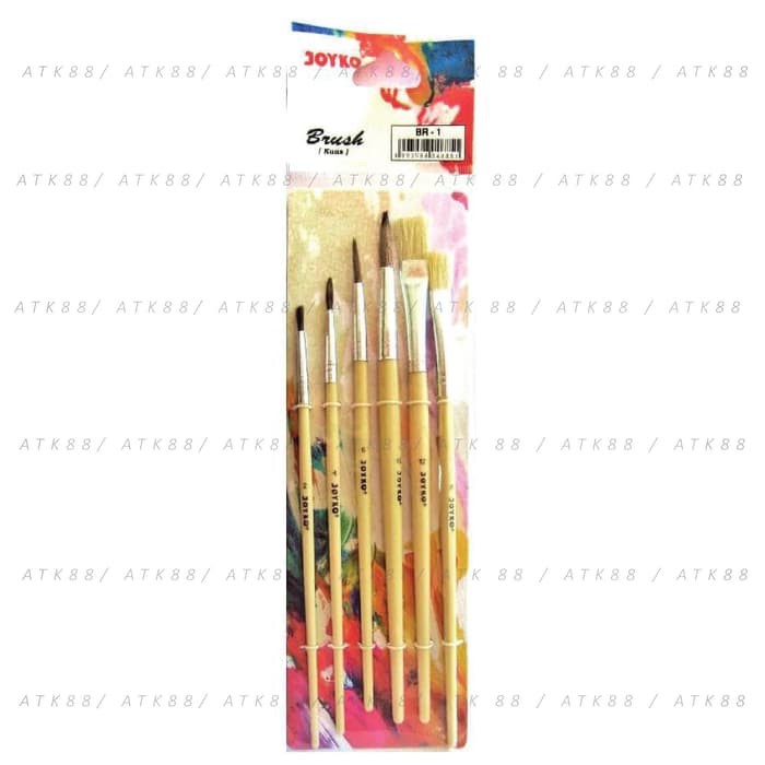 

Kuas Lukis/ Kuas Lukis Set/ Kuas Lukis Joyko/Brush Joyko Set Br-1/ Brush Lukis Set