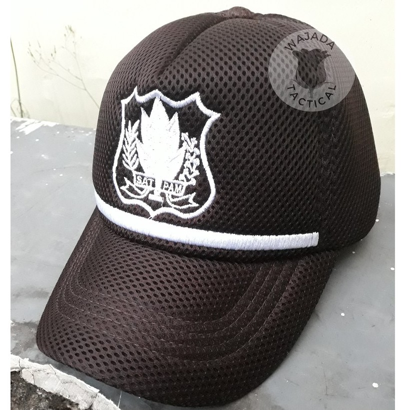 Topi Satpam Coklat Terbaru Security